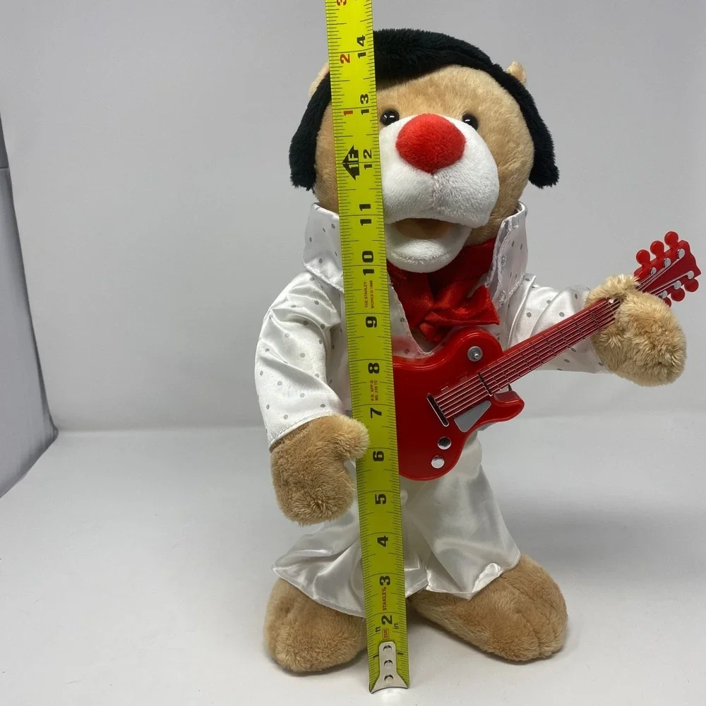 Preferred Plush Singing Elvis Presley Bear in Elvis Outfit 